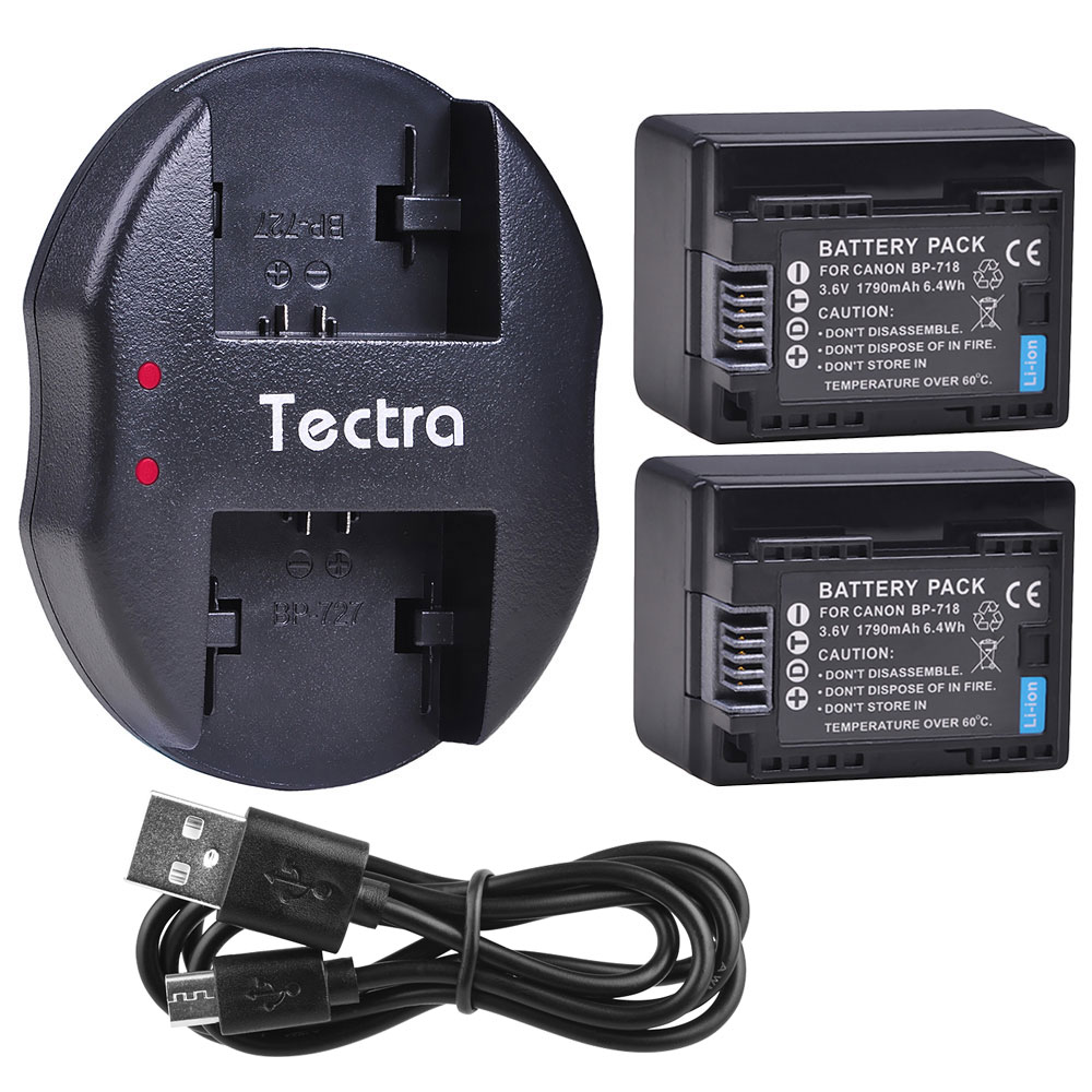 Canon Camera Eos R50 - 2pcs 1790mAh BP-718 BP718 Li-ion Battery