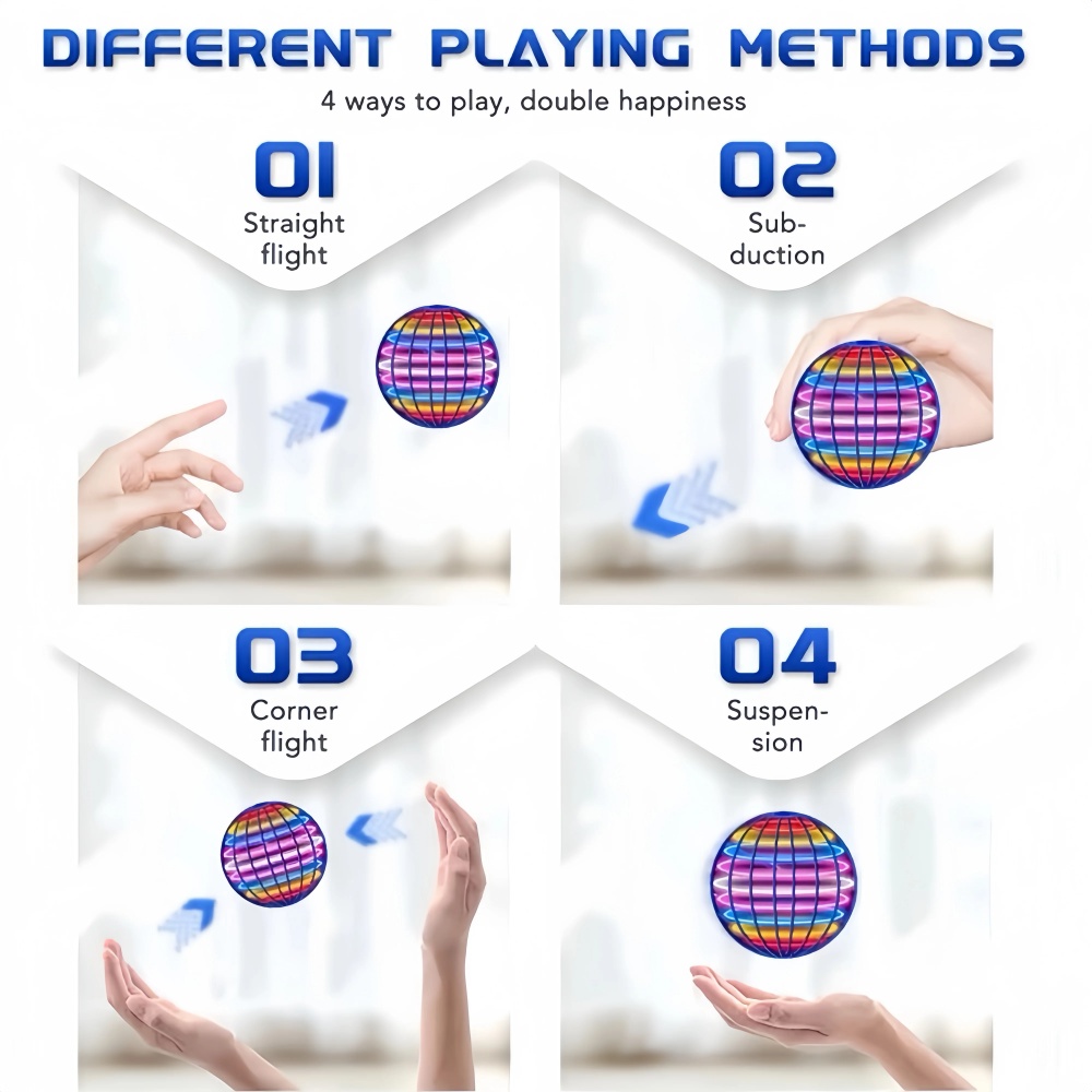 Flying Orb Boomerang Ball LED  - Drone Beacon Light recension och pris