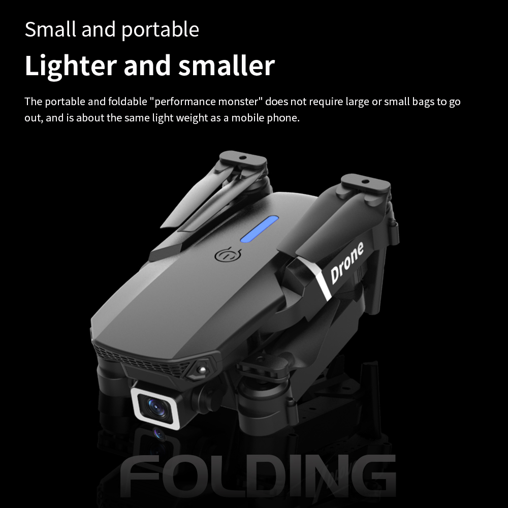 Portable E88 PRO Drone Foldabl - Eachine Drone E58 recension och pris