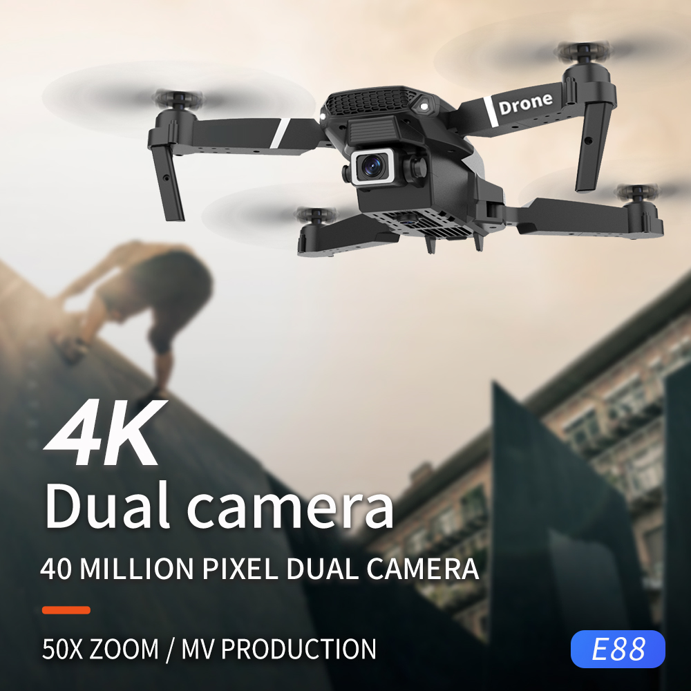 Portable E88 PRO Drone Foldabl - Eachine Drone E58 recension och pris