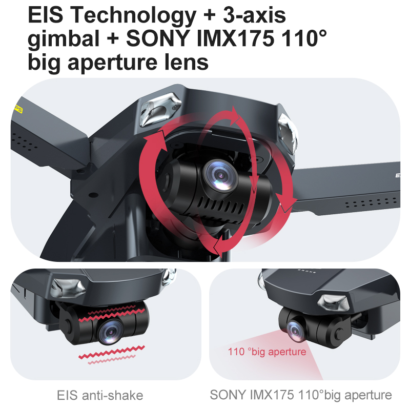 JJRC X20 3-Axis Gimbal Anti-sh - Jjrc Drone X20 recension och pris
