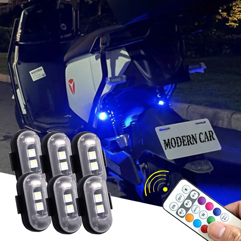 2/4/8Pcs Wireless Remote Contr - Drone Strobe Light recension och pris