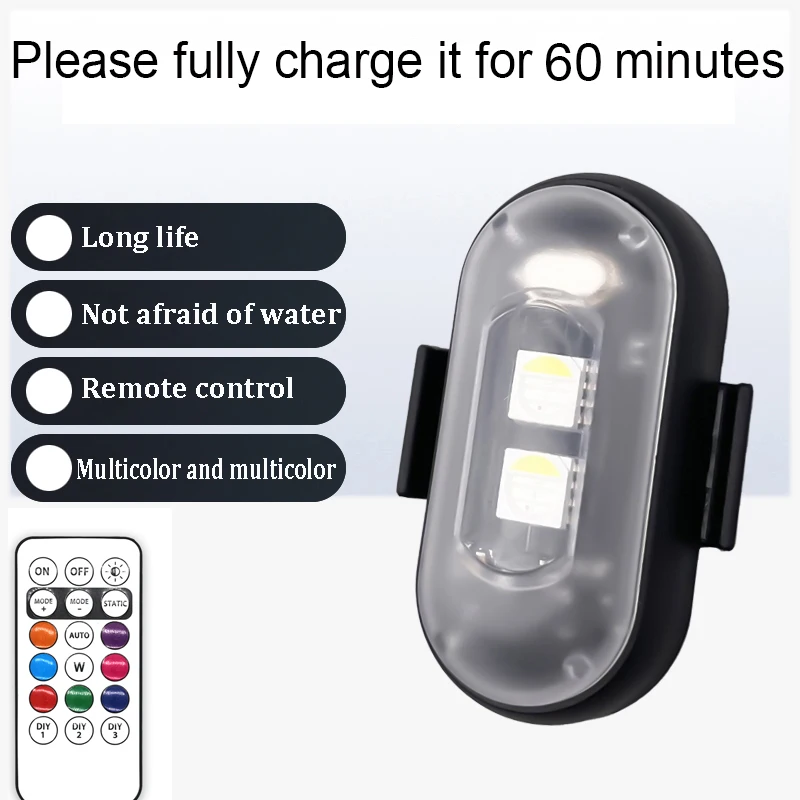 2/4/8Pcs Wireless Remote Contr - Drone Strobe Light recension och pris