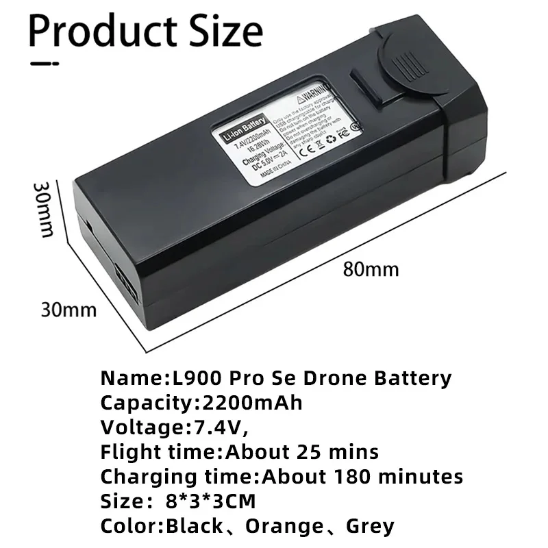 Battery L900 PRO SE Max Drone  - Jjrc Drone X12 recension och pris