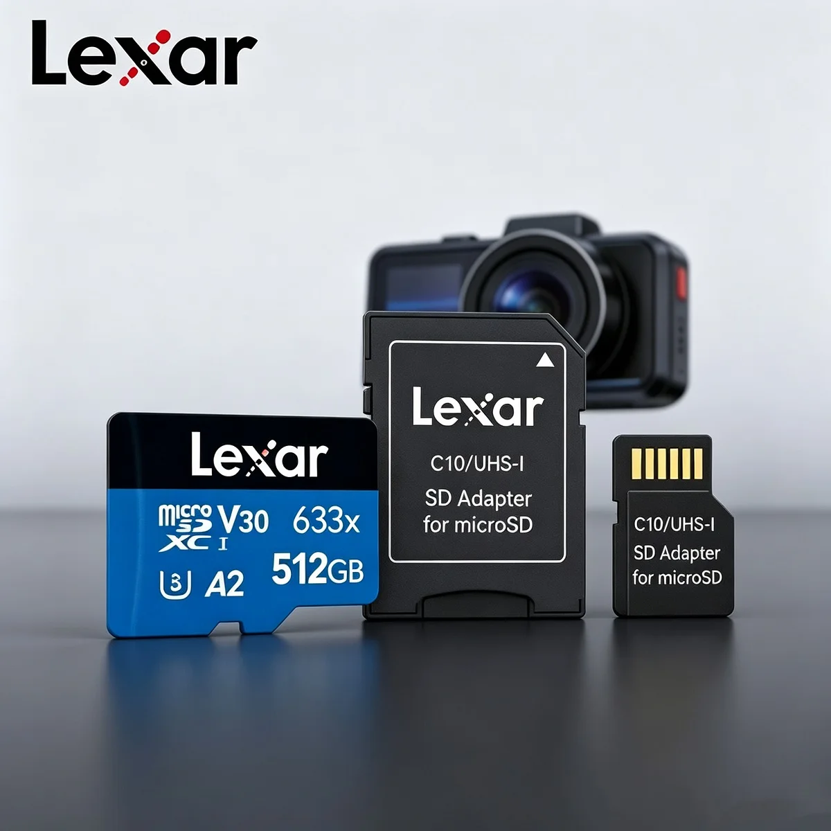 Lexar SD Cards UHS-I Micro Mem - Drone Strobe Light recension och pris