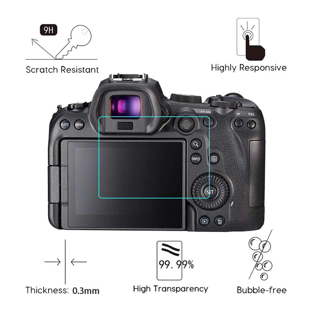 Camera Glass Protective Film F - Canon Camera Eos M50 Mark Ii recension och pris