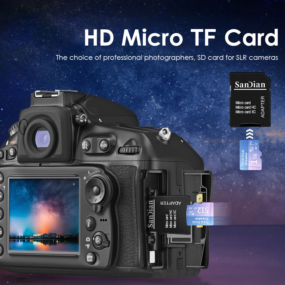 Mini SD Memory Card 128GB 256G - Drone Strobe Light recension och pris