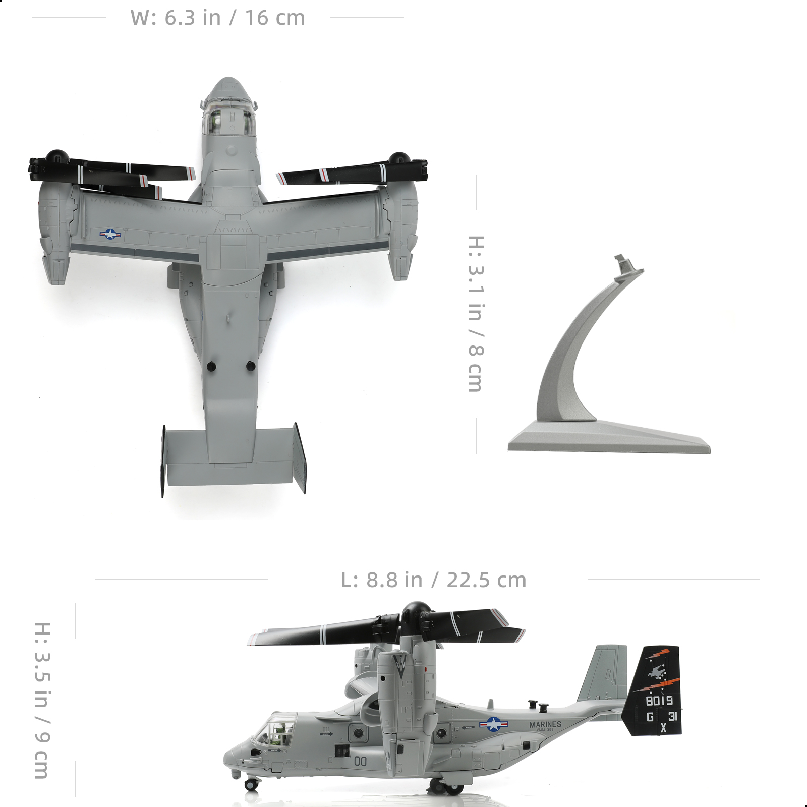 NUOTIE 1/72 US Navy VMMT-204 V - Jjrc Drone X12 recension och pris