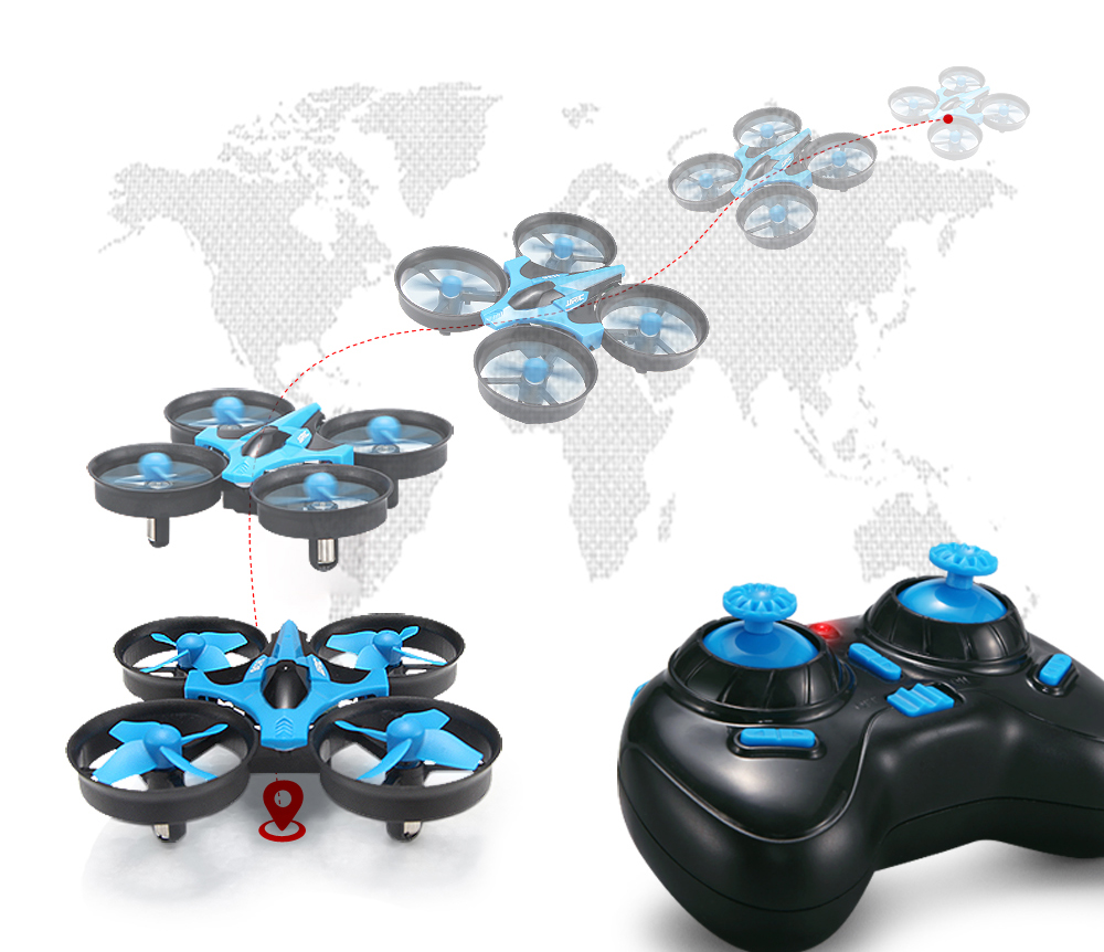 JJRC H36 Mini Rc Drone 4ch 6-A - Drone Remote Controller Lanyard recension och pris