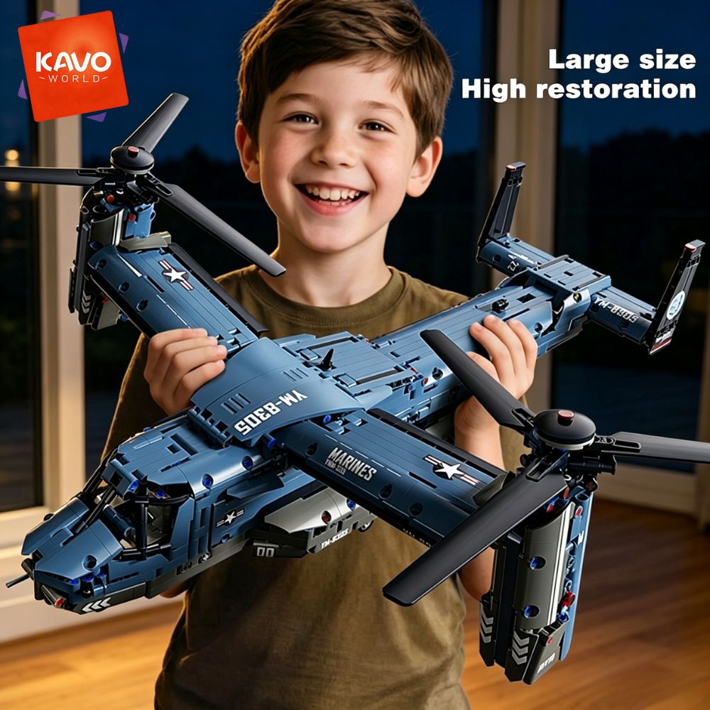 KAVOWORLD 1486PCS V-22 Osprey  - Jjrc Drone X12 recension och pris