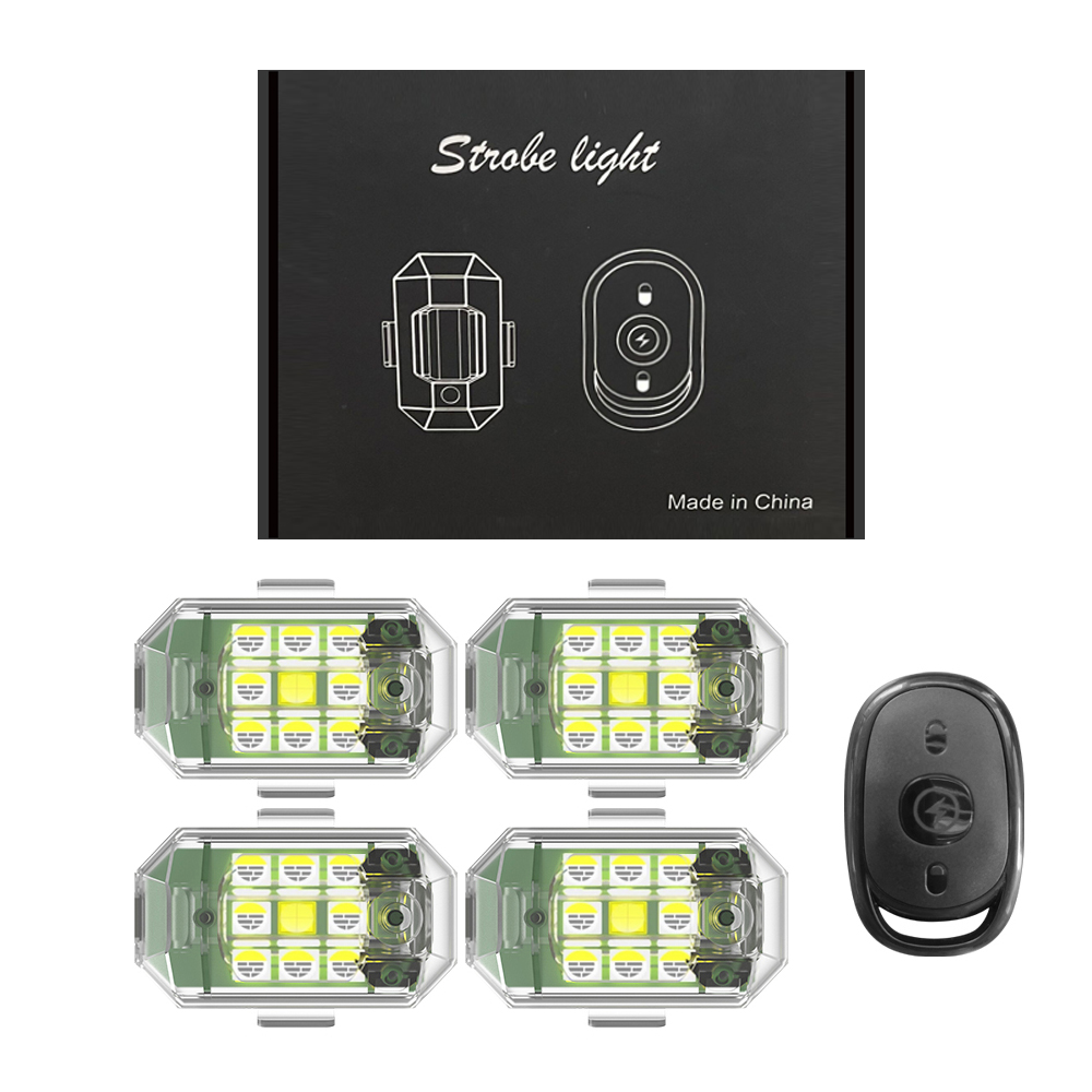 1/2/4pcs Wireless LED Drone St - Drone Strobe Light recension och pris