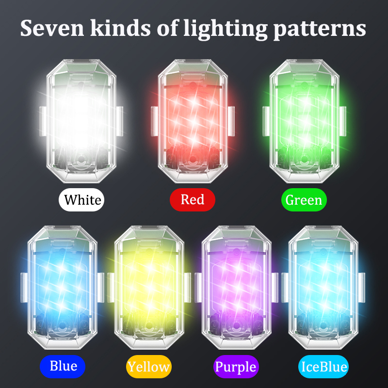 1/2/4pcs Wireless LED Drone St - Drone Strobe Light recension och pris